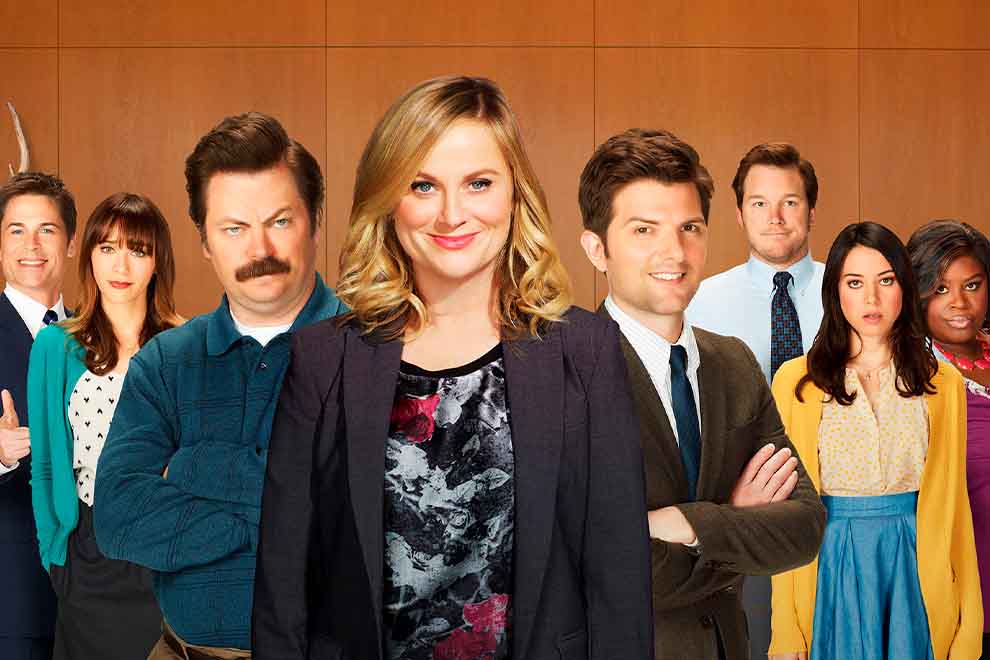 Elenco da série de comédia Parks and Recreation